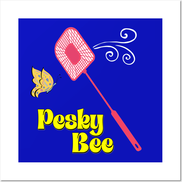 Pesky Bee - DHMIS Wall Art by INLE Designs